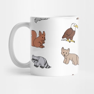 American Animal Pattern Mug